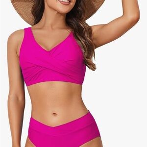 NEW Hot Pink Women's bikini - Large